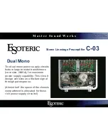 Предварительный просмотр 14 страницы Esoteric C-03 Brochure