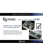 Предварительный просмотр 15 страницы Esoteric C-03 Brochure