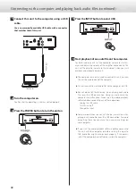 Preview for 18 page of Esoteric D-05X Owner'S Manual