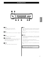 Предварительный просмотр 5 страницы Esoteric D-07 Owner'S Manual