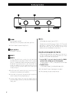 Предварительный просмотр 8 страницы Esoteric Esoteric E-03 Owner'S Manual