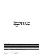 Предварительный просмотр 28 страницы Esoteric Esoteric E-03 Owner'S Manual