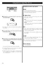 Предварительный просмотр 18 страницы Esoteric Esoteric SA-10 Owner'S Manual