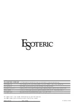 Предварительный просмотр 52 страницы Esoteric Esoteric SA-10 Owner'S Manual