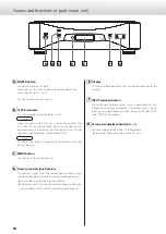 Preview for 10 page of Esoteric Grandioso D1 Owner'S Manual