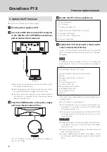 Preview for 2 page of Esoteric Grandioso P1X Firmware Update Manual