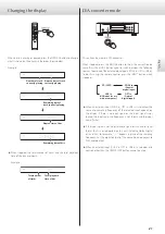 Preview for 21 page of Esoteric K-05 Owner'S Manual