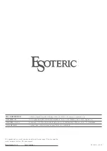 Preview for 92 page of Esoteric K-05 Owner'S Manual