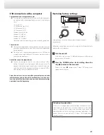 Preview for 29 page of Esoteric K-05X Owner'S Manual