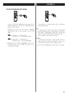 Предварительный просмотр 21 страницы Esoteric P-03 Owner'S Manual