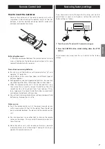 Предварительный просмотр 7 страницы Esoteric X-01 D2 Owner'S Manual