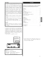 Предварительный просмотр 3 страницы Esoteric X-05 Owner'S Manual