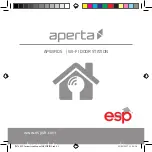 ESP Aperta APWIFIDS Instruction Manual preview