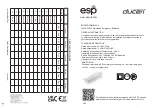 ESP Duceri EMDLED3WMBULK2 Manual preview