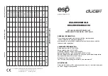 Preview for 1 page of ESP Duceri EMLED5WMBULK Manual