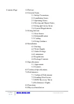 Preview for 3 page of ESP Ecocent 100L Installation And Operation Manual