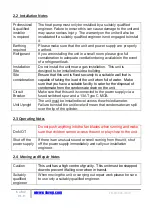 Preview for 6 page of ESP Ecocent 100L Installation And Operation Manual