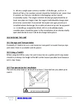 Preview for 26 page of ESP Ecocent 100L Installation And Operation Manual