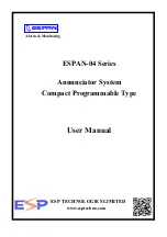 Preview for 1 page of ESP ESPAN-04 Series User Manual