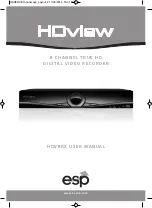 ESP HDVIEW HDV8RX User Manual предпросмотр