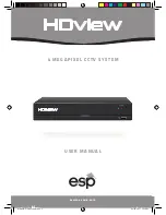 Предварительный просмотр 1 страницы ESP HDview User Manual