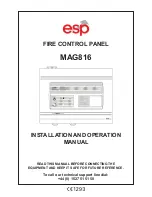 ESP MAG816 Installation And Operation Manual preview