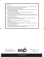 Preview for 12 page of ESP MON15 User Manual