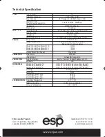 Preview for 4 page of ESP PowerCat 4 User Manual