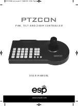 ESP PTZCON User Manual preview