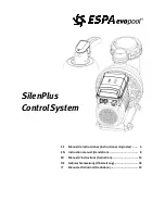 ESPA evopool SilenPlus Instruction Manual предпросмотр