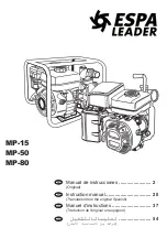 Предварительный просмотр 1 страницы Espa Leader 206816 Instruction Manual