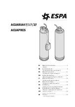 Espa ACUAPRES 07 Instruction Manual preview