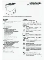 Espa Drainbox FL Instruction Manual preview