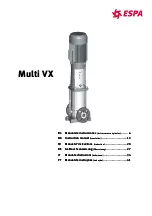 Espa Multi VX Series Instruction Manual preview