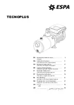 Preview for 1 page of Espa TECNOPLUS Instruction Manual