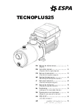 Preview for 1 page of Espa TECNOPLUS25 Instruction Manual