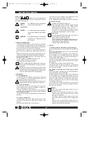 Preview for 3 page of Espa Tecnopres Instruction Manual