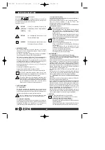 Preview for 5 page of Espa Tecnopres Instruction Manual