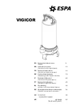 Preview for 1 page of Espa VIGICOR 150M Instruction Manual