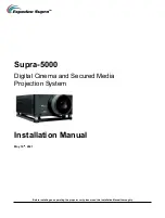 Предварительный просмотр 1 страницы Espedeo Supra Supra-5000 Installation Manual