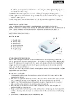 Предварительный просмотр 2 страницы ESPERANSA ES-1442-AFC Instruction Manual