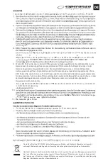 Preview for 10 page of ESPERANZA BROCCOLI EKB003 Manual