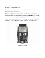 Предварительный просмотр 1 страницы Espressif Systems ESP32-C3-DevKitC-02 Manual