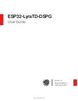 Preview for 1 page of Espressif Systems ESP32-LyraTD-DSPG User Manual