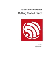 Предварительный просмотр 1 страницы Espressif ESP-WROVER-KIT Getting Started Manual