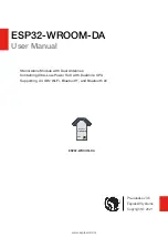 Espressif ESP32-WROOM-DA User Manual preview