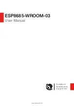 Espressif ESP8685-WROOM-03 User Manual предпросмотр