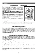 Preview for 6 page of Espressione Cafe Retro Manual