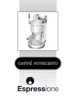 Espressione Caffe' Novecento Operating Instructions Manual предпросмотр