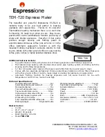 Espressione TEM-T20 Technical Specifications preview